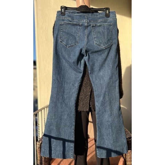 Banana Republic Sailor Jeans Flared High Rise Med Wash Premium Denim Size: 28'' - Picture 3 of 6